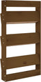 vidaXL - Plantenbak - wand - 3-laags - 60x18,5x110 - cm - grenenhout - honingbruin