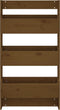 vidaXL - Plantenbak - wand - 3-laags - 60x18,5x110 - cm - grenenhout - honingbruin