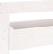 vidaXL - Plantenbak - wandmontage - 3-laags - 60x18,5x110 - cm - grenenhout - wit