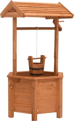vidaXL - Plantenbak - wensput - 40x40x84 - cm - vurenhout