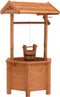 vidaXL - Plantenbak - wensput - 40x40x84 - cm - vurenhout