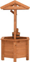 vidaXL - Plantenbak - wensput - 40x40x84 - cm - vurenhout