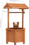 vidaXL - Plantenbak - wensput - 40x40x84 - cm - vurenhout