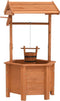 vidaXL - Plantenbak - wensput - 40x40x84 - cm - vurenhout