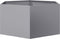 vidaXL - Plantenbak - zeshoek - 104x90x45 - cm - gegalvaniseerd - staal