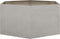 vidaXL - Plantenbak - zeshoek - 104x90x45 - cm - roestvrijstaal