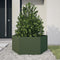vidaXL - Plantenbak - zeshoek - 104x90x45 - cm - staal - olijfgroen