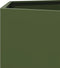 vidaXL - Plantenbak - zeshoek - 104x90x45 - cm - staal - olijfgroen