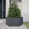 vidaXL - Plantenbak - zeshoek - 104x90x45 - cm - staal - antracietkleurig