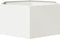 vidaXL - Plantenbak - zeshoek - 104x90x45 - cm - staal - wit