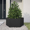 vidaXL - Plantenbak - zeshoek - 104x90x45 - cm - staal - zwart