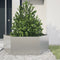 vidaXL - Plantenbak - zeshoek - 138x120x45 - cm - roestvrijstaal