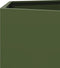 vidaXL - Plantenbak - zeshoek - 138x120x45 - cm - staal - olijfgroen