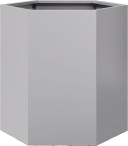 vidaXL - Plantenbak - zeshoek - 46x40x45 - cm - gegalvaniseerd - staal