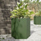 vidaXL - Plantenbak - zeshoek - 46x40x45 - cm - staal - olijfgroen