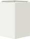 vidaXL - Plantenbak - zeshoek - 46x40x45 - cm - staal - wit