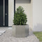 vidaXL - Plantenbak - zeshoek - 69x60x45 - cm - roestvrijstaal