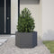 vidaXL - Plantenbak - zeshoek - 69x60x45 - cm - staal - antracietkleurig