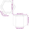 vidaXL - Plantenbak - zeshoek - 69x60x45 - cm - staal - antracietkleurig