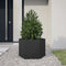 vidaXL - Plantenbak - zeshoek - 69x60x45 - cm - staal - zwart