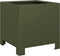 vidaXL - Plantenbakken - 2 - st - 30x30x30 - cm - staal - olijfgroen