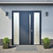 vidaXL - Plantenbakken - 2 - st - 30x30x30 - cm - staal - olijfgroen