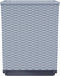 vidaXL - Plantenbakken - 2 - st - 30x30x37 - cm - polypropeen - lichtgrijs