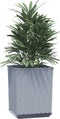 vidaXL - Plantenbakken - 2 - st - 30x30x37 - cm - polypropeen - lichtgrijs