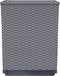 vidaXL - Plantenbakken - 2 - st - 30x30x37 - cm - polypropeen - donkergrijs