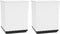 vidaXL - Plantenbakken - 2 - st - 30x30x37 - cm - polypropeen - wit