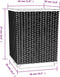 vidaXL - Plantenbakken - 2 - st - 30x30x37 - cm - polypropeen - wit