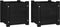 vidaXL - Plantenbakken - 2 - st - 31x31x31 - cm - massief - grenenhout - zwart