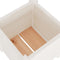 vidaXL - Plantenbakken - 2 - st - 31x31x31 - cm - massief - grenenhout - wit