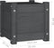 vidaXL - Plantenbakken - 2 - st - 31x31x31 - cm - massief - grenenhout - grijs