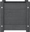 vidaXL - Plantenbakken - 2 - st - 31x31x31 - cm - massief - grenenhout - grijs