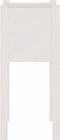 vidaXL - Plantenbakken - 2 - st - 31x31x70 - cm - massief - grenenhout - wit