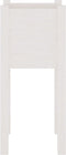 vidaXL - Plantenbakken - 2 - st - 31x31x70 - cm - massief - grenenhout - wit