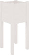 vidaXL - Plantenbakken - 2 - st - 31x31x70 - cm - massief - grenenhout - wit