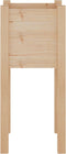 vidaXL - Plantenbakken - 2 - st - 31x31x70 - cm - massief - grenenhout