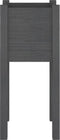 vidaXL - Plantenbakken - 2 - st - 31x31x70 - cm - massief - grenenhout - grijs