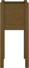 vidaXL - Plantenbakken - 2 - st - 31x31x70 - cm - massief - grenenhout - honingbruin