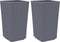 vidaXL - Plantenbakken - 2 - st - 32,5x32,5x57 - cm - polypropeen - grijs