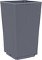 vidaXL - Plantenbakken - 2 - st - 32,5x32,5x57 - cm - polypropeen - grijs