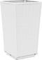 vidaXL - Plantenbakken - 2 - st - 32,5x32,5x57 - cm - polypropeen - wit