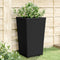 vidaXL - Plantenbakken - 2 - st - 32,5x32,5x57 - cm - polypropeen - zwart