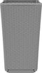 vidaXL - Plantenbakken - 2 - st - 32,5x32,5x57 - cm - polypropeen - lichtgrijs