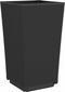 vidaXL - Plantenbakken - 2 - st - 32,5x32,5x57 - cm - polypropeen - zwart