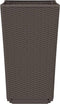 vidaXL - Plantenbakken - 2 - st - 32,5x32,5x57 - cm - polypropeen - bruin