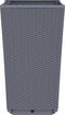 vidaXL - Plantenbakken - 2 - st - 32,5x32,5x57 - cm - polypropeen - grijs