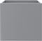 vidaXL - Plantenbakken - 2 - st - 32x30x29 - cm - gegalvaniseerd - staal - zilverkleur